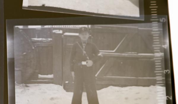 fünf alte Negative - Portraits Pimpf HJ und SA-Mann